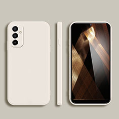 Custodia Silicone Ultra Sottile Morbida 360 Gradi Cover per Samsung Galaxy A05s Bianco