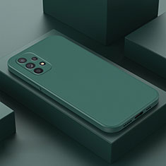 Custodia Silicone Ultra Sottile Morbida 360 Gradi Cover per Samsung Galaxy A13 4G Verde Notte
