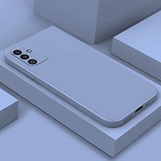 Custodia Silicone Ultra Sottile Morbida 360 Gradi Cover per Samsung Galaxy A14 4G Grigio Lavanda