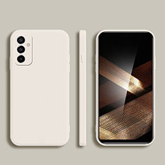 Custodia Silicone Ultra Sottile Morbida 360 Gradi Cover per Samsung Galaxy A15 5G Bianco