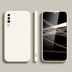 Custodia Silicone Ultra Sottile Morbida 360 Gradi Cover per Samsung Galaxy A30S Bianco