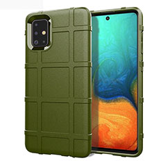 Custodia Silicone Ultra Sottile Morbida 360 Gradi Cover per Samsung Galaxy A51 5G Verde