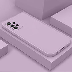 Custodia Silicone Ultra Sottile Morbida 360 Gradi Cover per Samsung Galaxy A52 4G Lavanda