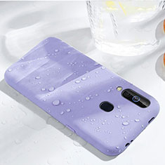 Custodia Silicone Ultra Sottile Morbida 360 Gradi Cover per Samsung Galaxy A60 Viola