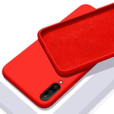 Custodia Silicone Ultra Sottile Morbida 360 Gradi Cover per Samsung Galaxy A70 Rosso