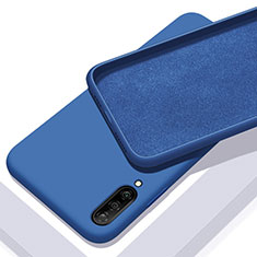 Custodia Silicone Ultra Sottile Morbida 360 Gradi Cover per Samsung Galaxy A90 5G Blu