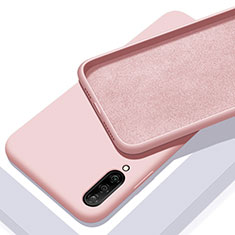 Custodia Silicone Ultra Sottile Morbida 360 Gradi Cover per Samsung Galaxy A90 5G Oro Rosa