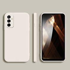 Custodia Silicone Ultra Sottile Morbida 360 Gradi Cover per Samsung Galaxy F13 4G Bianco