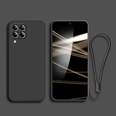 Custodia Silicone Ultra Sottile Morbida 360 Gradi Cover per Samsung Galaxy F62 5G Nero