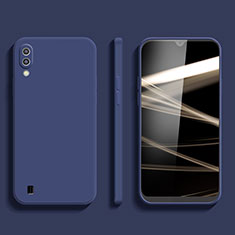 Custodia Silicone Ultra Sottile Morbida 360 Gradi Cover per Samsung Galaxy M01 Blu