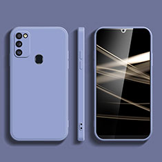 Custodia Silicone Ultra Sottile Morbida 360 Gradi Cover per Samsung Galaxy M21 (2021) Grigio Lavanda