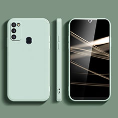 Custodia Silicone Ultra Sottile Morbida 360 Gradi Cover per Samsung Galaxy M21 (2021) Verde Pastello