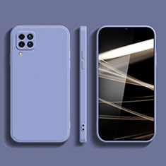 Custodia Silicone Ultra Sottile Morbida 360 Gradi Cover per Samsung Galaxy M22 4G Grigio Lavanda