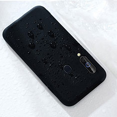 Custodia Silicone Ultra Sottile Morbida 360 Gradi Cover per Samsung Galaxy M40 Nero