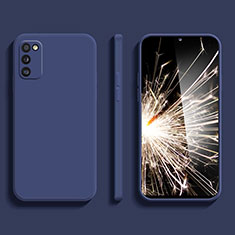 Custodia Silicone Ultra Sottile Morbida 360 Gradi Cover per Samsung Galaxy M52 5G Blu