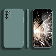 Custodia Silicone Ultra Sottile Morbida 360 Gradi Cover per Samsung Galaxy M52 5G Verde Notte