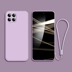 Custodia Silicone Ultra Sottile Morbida 360 Gradi Cover per Samsung Galaxy M62 4G Lavanda