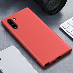 Custodia Silicone Ultra Sottile Morbida 360 Gradi Cover per Samsung Galaxy Note 10 5G Rosso
