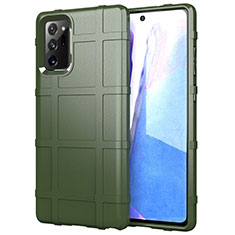 Custodia Silicone Ultra Sottile Morbida 360 Gradi Cover per Samsung Galaxy Note 20 Ultra 5G Verde