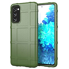 Custodia Silicone Ultra Sottile Morbida 360 Gradi Cover per Samsung Galaxy S20 Lite 5G Verde