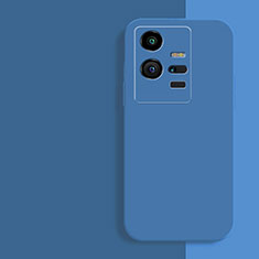 Custodia Silicone Ultra Sottile Morbida 360 Gradi Cover per Vivo iQOO 11 5G Blu