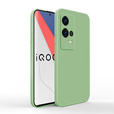 Custodia Silicone Ultra Sottile Morbida 360 Gradi Cover per Vivo iQOO 8 Pro 5G Verde