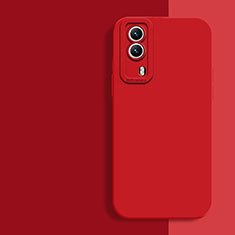 Custodia Silicone Ultra Sottile Morbida 360 Gradi Cover per Vivo iQOO Z5x 5G Rosso