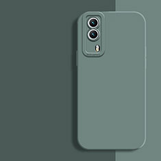 Custodia Silicone Ultra Sottile Morbida 360 Gradi Cover per Vivo iQOO Z5x 5G Verde