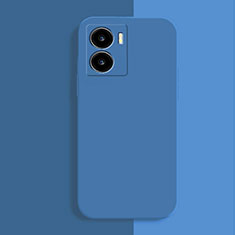 Custodia Silicone Ultra Sottile Morbida 360 Gradi Cover per Vivo iQOO Z7 5G Blu