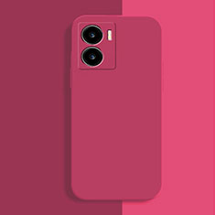 Custodia Silicone Ultra Sottile Morbida 360 Gradi Cover per Vivo iQOO Z7x 5G Rosa Caldo
