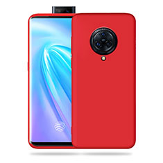 Custodia Silicone Ultra Sottile Morbida 360 Gradi Cover per Vivo Nex 3S Rosso