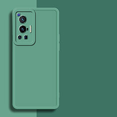 Custodia Silicone Ultra Sottile Morbida 360 Gradi Cover per Vivo X70 Pro 5G Verde