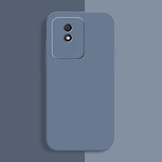 Custodia Silicone Ultra Sottile Morbida 360 Gradi Cover per Vivo Y02 Grigio Lavanda