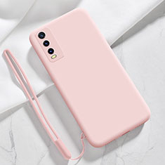 Custodia Silicone Ultra Sottile Morbida 360 Gradi Cover per Vivo Y11s Rosa