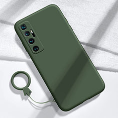 Custodia Silicone Ultra Sottile Morbida 360 Gradi Cover per Xiaomi Mi 10 Ultra Verde Notte