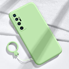 Custodia Silicone Ultra Sottile Morbida 360 Gradi Cover per Xiaomi Mi 10 Ultra Verde Pastello