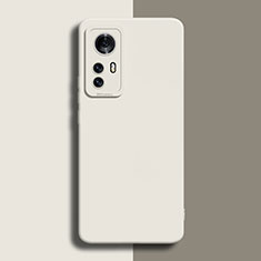 Custodia Silicone Ultra Sottile Morbida 360 Gradi Cover per Xiaomi Mi 12 5G Bianco