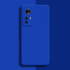 Custodia Silicone Ultra Sottile Morbida 360 Gradi Cover per Xiaomi Mi 12 5G Blu