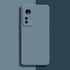 Custodia Silicone Ultra Sottile Morbida 360 Gradi Cover per Xiaomi Mi 12 5G Grigio Lavanda