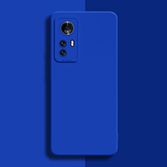 Custodia Silicone Ultra Sottile Morbida 360 Gradi Cover per Xiaomi Mi 12 Pro 5G Blu