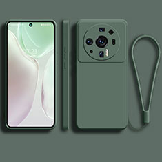 Custodia Silicone Ultra Sottile Morbida 360 Gradi Cover per Xiaomi Mi 12 Ultra 5G Verde