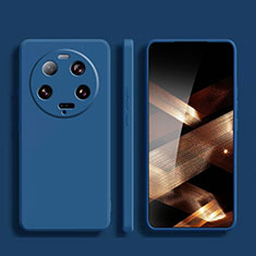 Custodia Silicone Ultra Sottile Morbida 360 Gradi Cover per Xiaomi Mi 13 Ultra 5G Blu