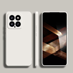 Custodia Silicone Ultra Sottile Morbida 360 Gradi Cover per Xiaomi Mi 14 5G Bianco
