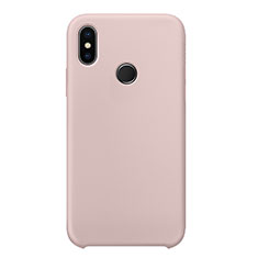 Custodia Silicone Ultra Sottile Morbida 360 Gradi Cover per Xiaomi Mi 8 Oro Rosa