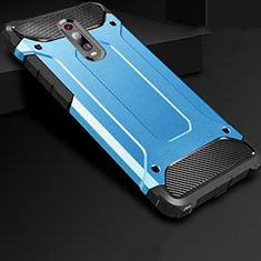 Custodia Silicone Ultra Sottile Morbida 360 Gradi Cover per Xiaomi Mi 9T Pro Blu