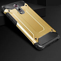 Custodia Silicone Ultra Sottile Morbida 360 Gradi Cover per Xiaomi Mi 9T Pro Oro