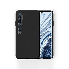 Custodia Silicone Ultra Sottile Morbida 360 Gradi Cover per Xiaomi Mi Note 10 Pro Nero