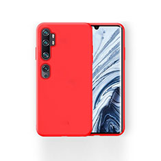 Custodia Silicone Ultra Sottile Morbida 360 Gradi Cover per Xiaomi Mi Note 10 Pro Rosso