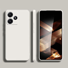 Custodia Silicone Ultra Sottile Morbida 360 Gradi Cover per Xiaomi Poco M6 Pro 5G Bianco