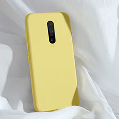 Custodia Silicone Ultra Sottile Morbida 360 Gradi Cover per Xiaomi Redmi K30 4G Giallo